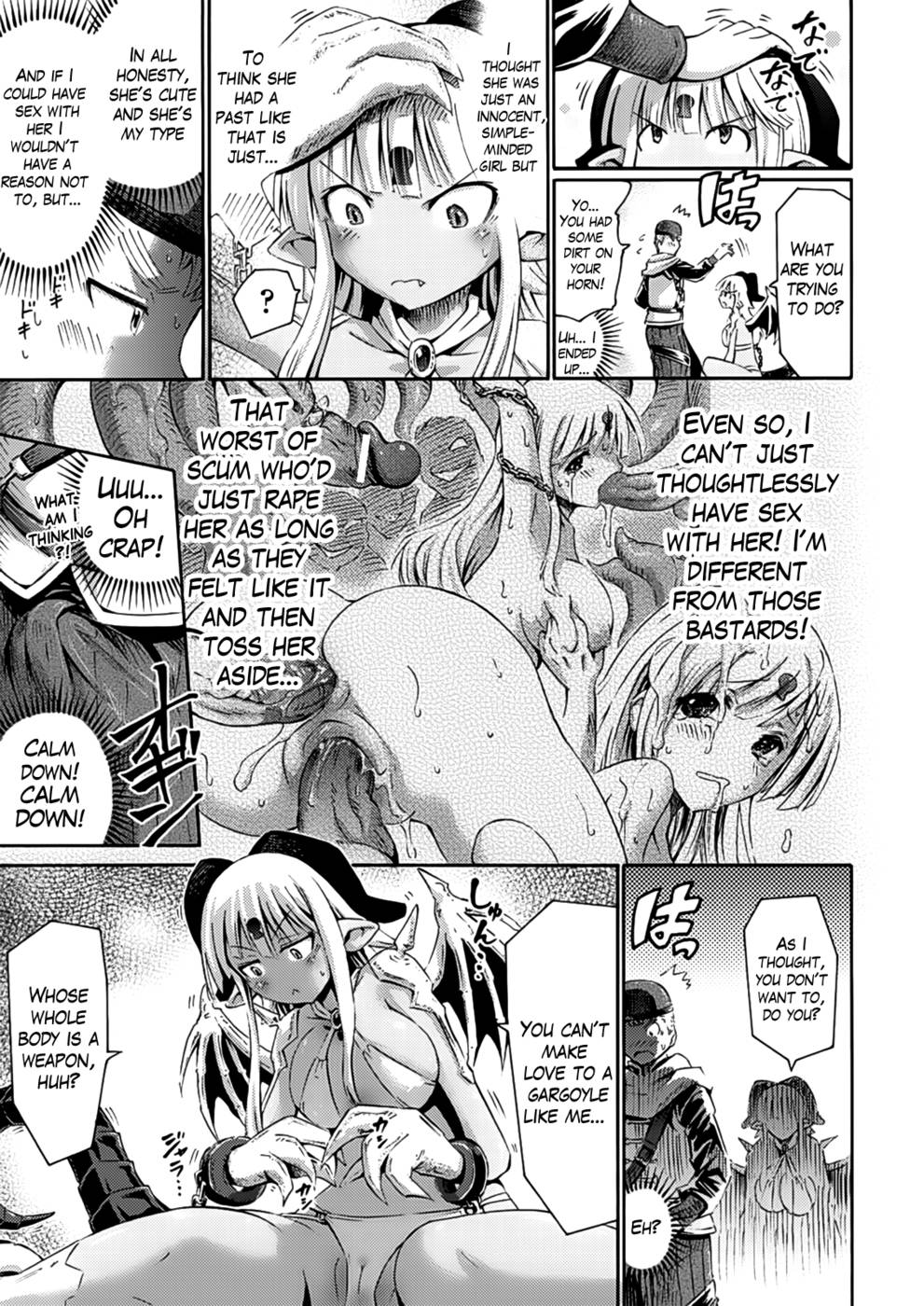 Hentai Manga Comic-A Gargoyle at the Treasure Chest-Read-5